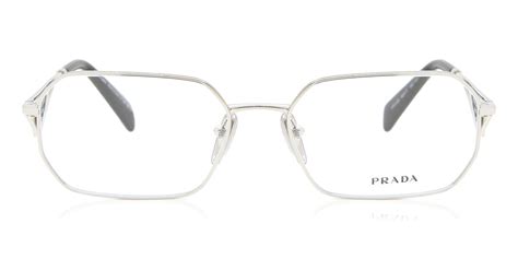 prada pra53v|Prada PR A53V Eyeglasses 1BC1O1 Silver .